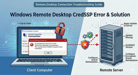 How to Fix Windows Remote Desktop CredSSP Error (Step-by-Step)